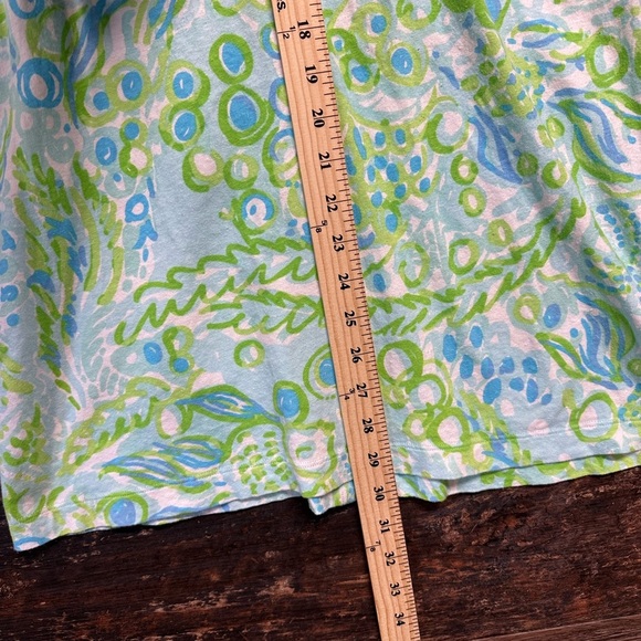 Lilly Pulitzer Green and Blue Midi Dress Sundress Women’s Size Small - Picture 3 of 7